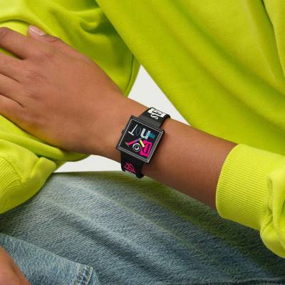 Pierced Edge SO34B100 Watch - Swatch