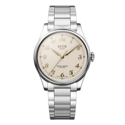 Royal Smith 90-006 Breguet Numerals Silver Case Ivory Dial Watch - Kuoe Kyoto