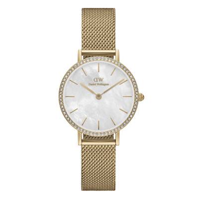 Montre Petite Lumine Bezel Evergold MOP DW00100662 - Daniel Wellington