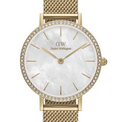 Montre Petite Lumine Bezel Evergold MOP DW00100662 - Daniel Wellington