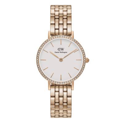 Montre Petite Lumine Bezel 5-Link Melrose DW00100666 - Daniel Wellington
