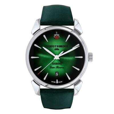 Montre Historiador Gran Reserva Vert 3101.1GRV - Cuervo y Sobrinos