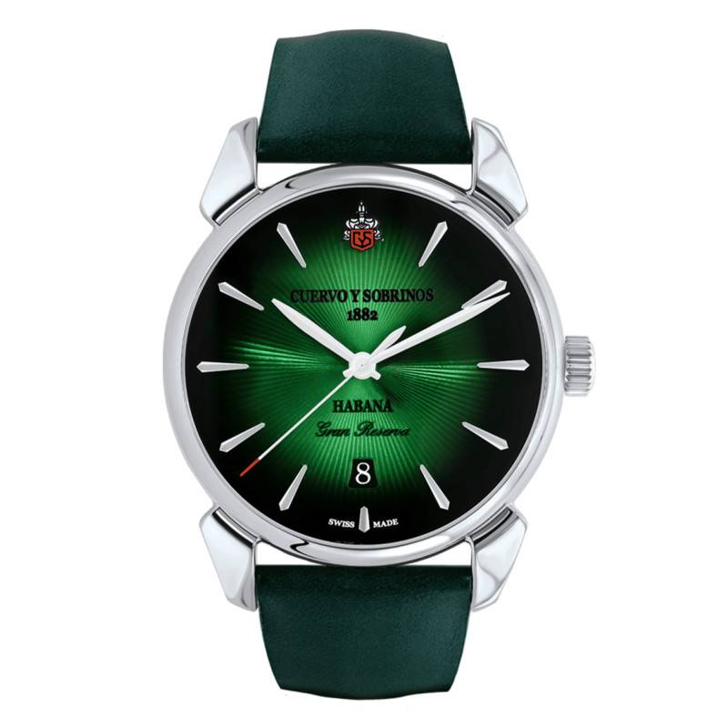 Green Historiador Gran Reserva Watch 3101.1GRV - Cuervo y Sobrinos