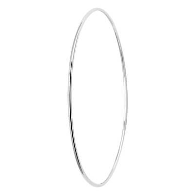 925 Silver Bangle Bracelet, Diameter 55 mm to 65 mm, Width 1.50 mm - Artemis
