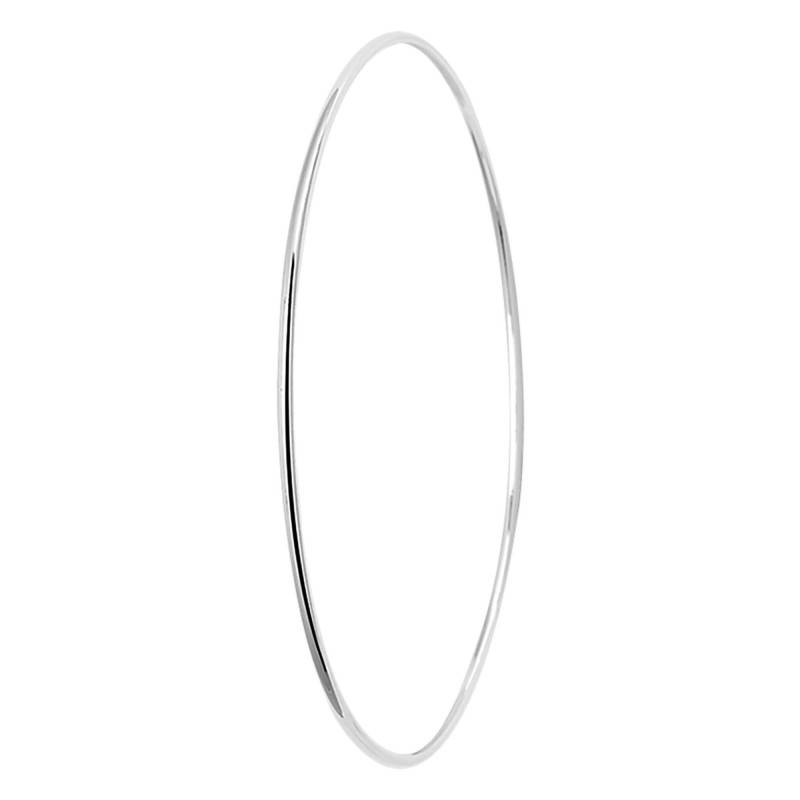 925 Silver Bangle Bracelet, Diameter 55 mm to 65 mm, Width 1.50 mm - Artemis