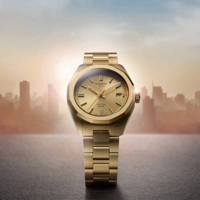 PRC 100 Solar Quartz 34mm T1518223302100 Watch - Tissot