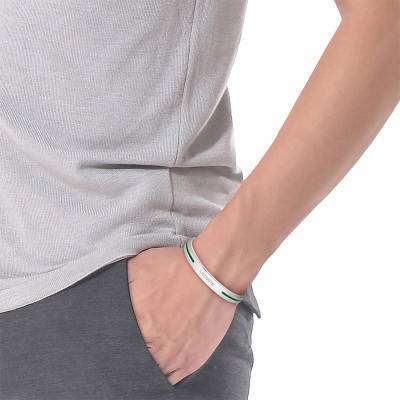 Bracelet Aventurer en Acier Inoxydable Gris, Largeur de 8 mm - 2040526 - Lacoste