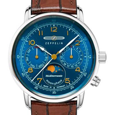 Montre Méditerranée Lady Moonphase 9637-3 - Zeppelin