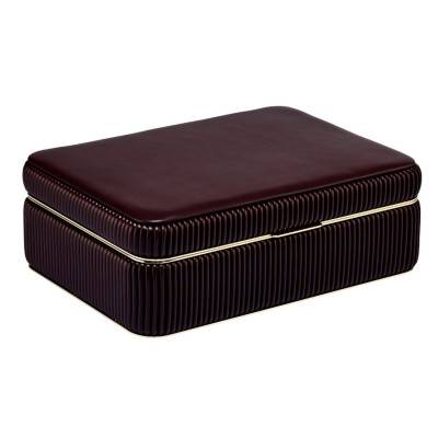 Bella Bordeaux Medium Jewelry Box - Wolf 1834