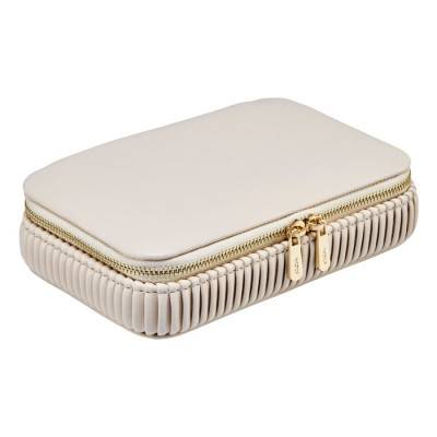 Bella Beige Travel Jewelry Box - Wolf 1834