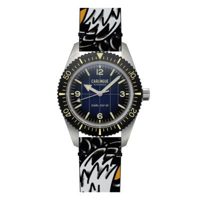 Diver 01 Old School Eagle Tattoo Watch - Carlingue