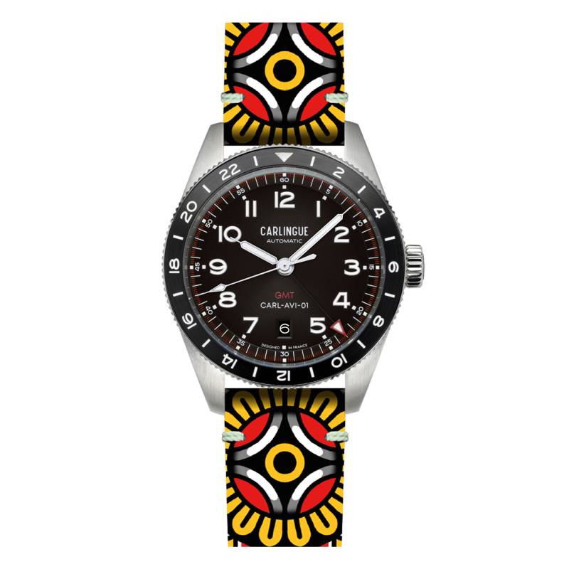 Aviation 01 Mandala Tattoo Watch CT-002-B / MANDALA - Carlingue