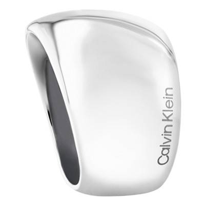Grey Steel Modern Purity Ring, Size 56 - 35000833D - Calvin Klein