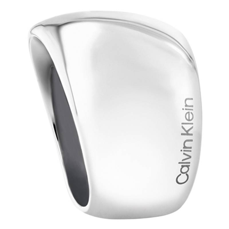 Grey Steel Modern Purity Ring, Size 56 - 35000833D - Calvin Klein