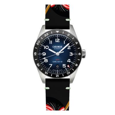 Montre Aviation 01 Il Diavolo Tattoo CT-002-C / IL DIAVOLO Watch - Carlingue