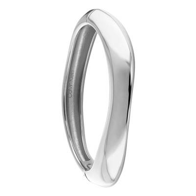 Bracelet Sculpted en Acier Gris, Longueur de 17,50 cm - 35000817 - Calvin Klein
