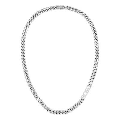 Collier Kassy en Acier Gris, Longueur de 50 cm - 1580769 - Boss