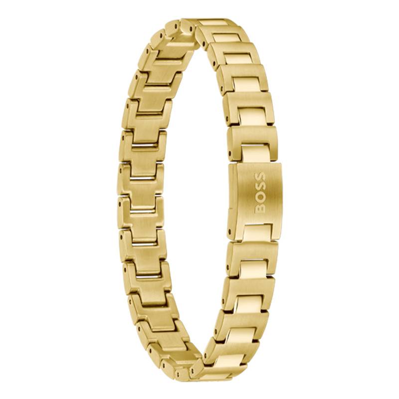 Candor Jewelry Gold-Toned Steel Bracelet, 19 cm - 1580753 - Boss