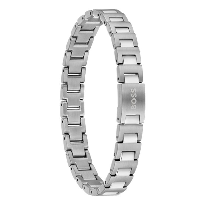 Candor Jewelry Grey Steel Bracelet, 19 cm - 1580751 - Boss