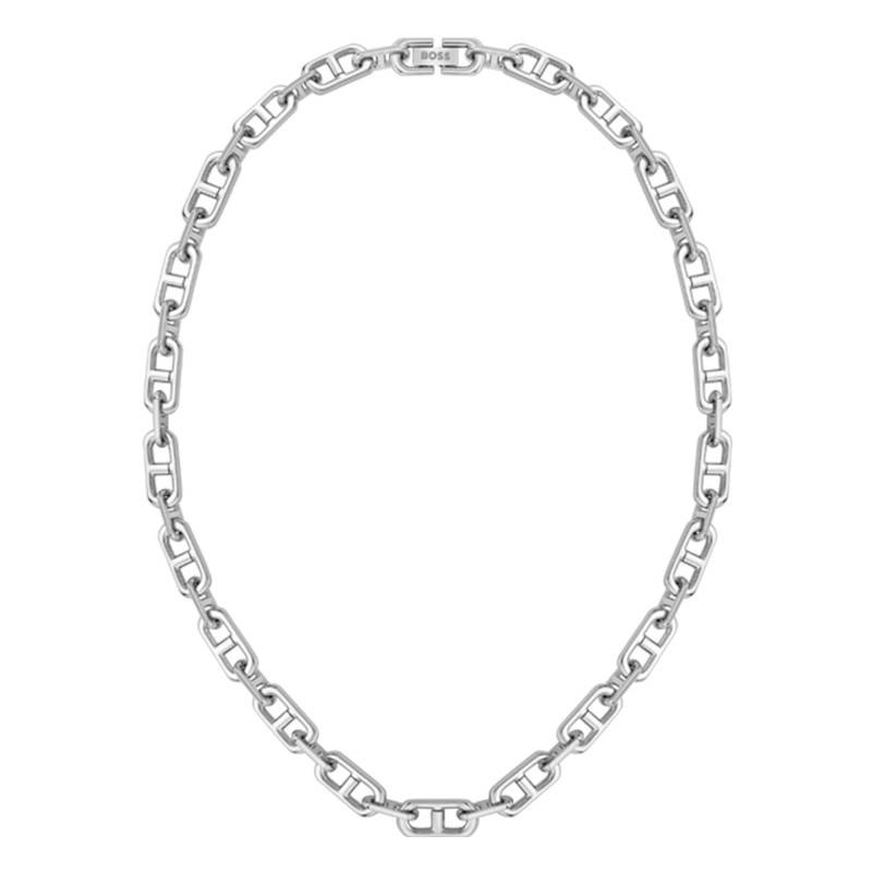 Grey Steel Kode Chain, Length 50 cm - 1580725 - Boss