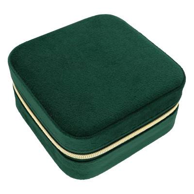 Green Jewelry Box, 10x10cm - Les Essentiels