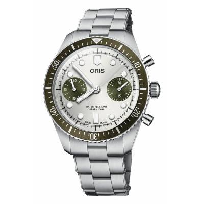 Montre Divers Sixty-Five Chronographe 01 771 7791 4051-07 6 20 01 - Oris