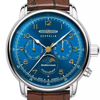 Méditerranée Moon Phase Watch 9636-3 - Zeppelin