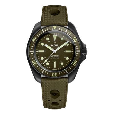 Diver 200M Automatic Commando Green & Black Watch - HGP