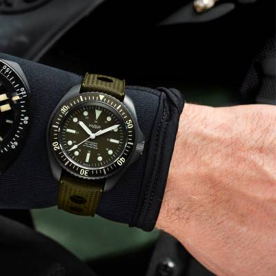 Diver 200M Automatic Commando Green & Black Watch - HGP