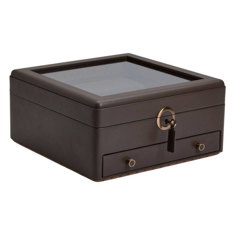 Earth WOLF Coffee Watch and Jewelry Box - Wolf 1834