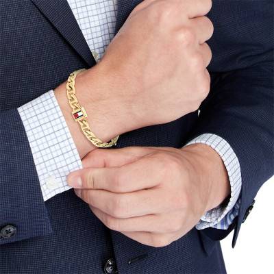 Steel Oceanic Bracelet, Length 17.50 cm - 2790646S - Tommy Hilfiger
