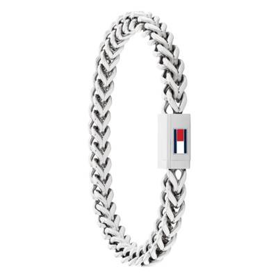 Steel Braided Metal Bracelet, 17.50 cm Length - 2790647S - Tommy Hilfiger