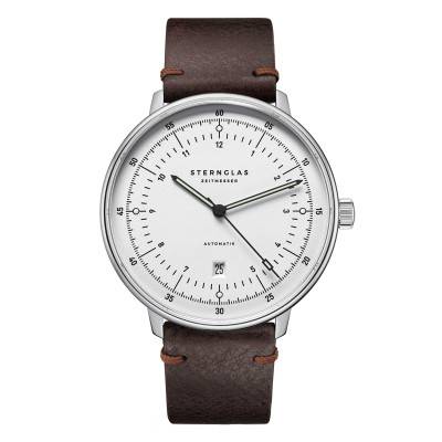 Hamburg Automatic Silver Vintage Mocha Watch S02-HH47-VI11 - Sternglas