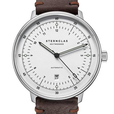 Hamburg Automatic Silver Vintage Mocha Watch S02-HH47-VI11 - Sternglas