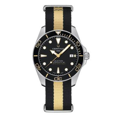 Montre DS Action Diver 40.5mm Powermatic 80 C0484071805101 - Certina