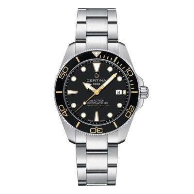 Montre DS Action Diver 40.5mm Powermatic 80 C0484071105101 - Certina