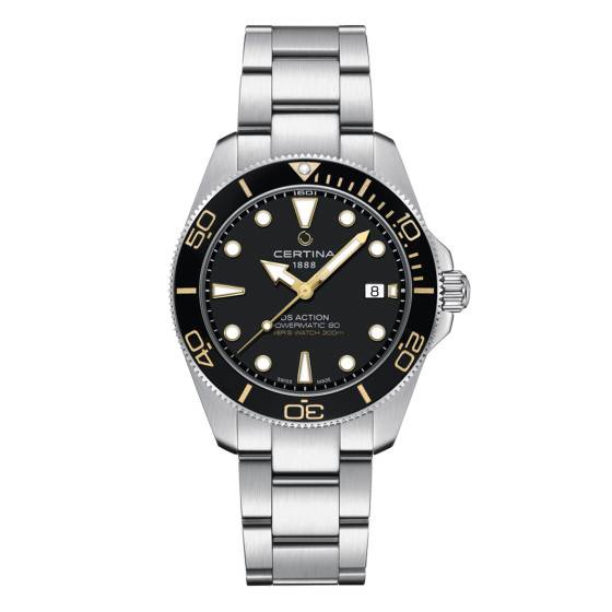 Montre DS Action Diver 40.5mm Powermatic 80 C0484071105101 - Certina
