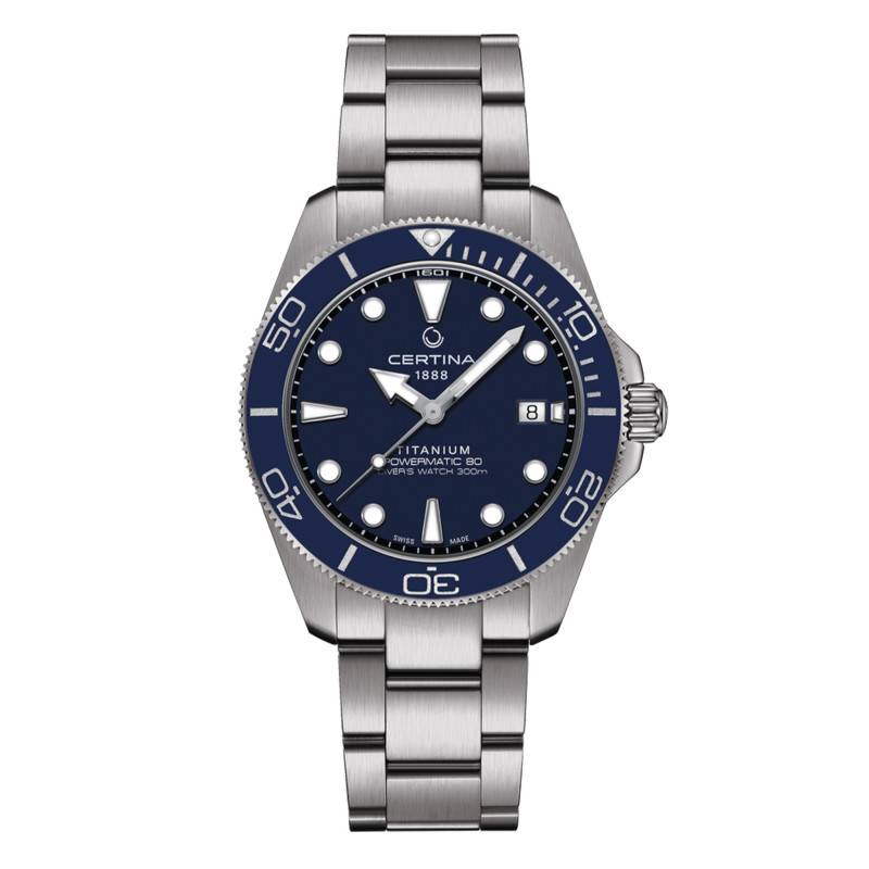 DS Action Diver 40.5mm Powermatic 80 Watch C0484074404100 - Certina