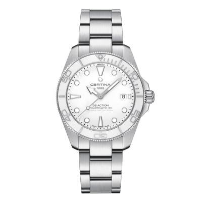 Certina DS Action Diver 40.5mm Powermatic 80 Watch C0484071101100 - Certina