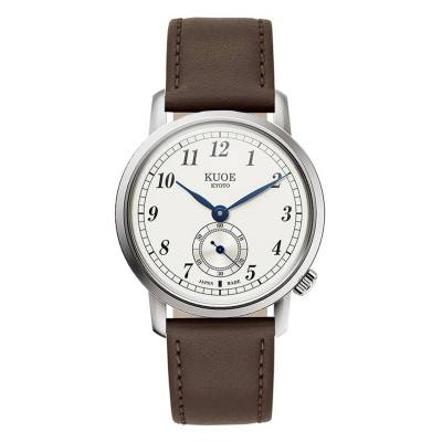 Montre Old Smith 90-007 Automatic Blued Steel Hands Bracelet marron - Kuoe Kyoto