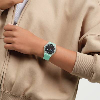 Montre Hint Of Mint SO29L103 - Swatch