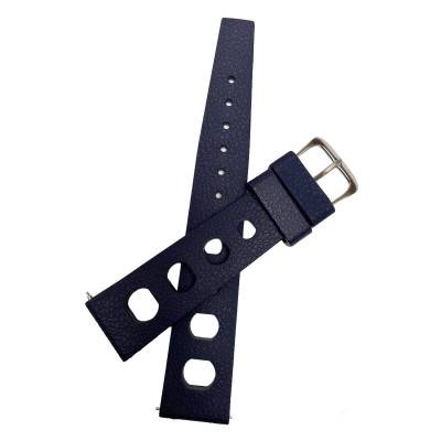 Bracelet de montre Tropic Big Hole Navy 20mm - Bracelet BNO