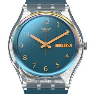 Men's Blue Away Watch SO28K700 - Swatch
