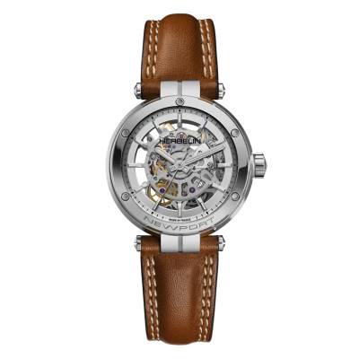Newport Skeleton Watch 1658SQ12GD - Herbelin