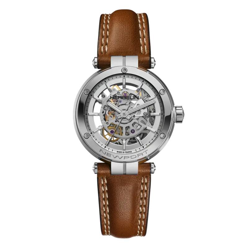 Newport Skeleton Watch 1658SQ12GD - Herbelin