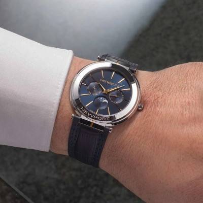 Montre Newport Slim 12722T15BL - Herbelin