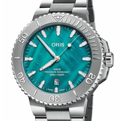 Watch Aquis Date New York Harbor II 01 733 7789 4187-Set - Oris