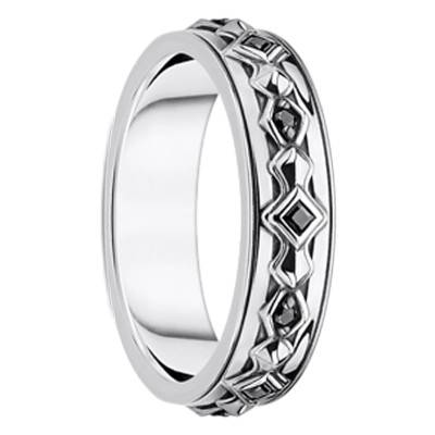 Bague en Argent 925 & Pierres Noires - TR2306-643-11 - Thomas Sabo