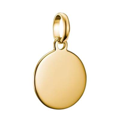 Pendentif Charm Rond en Argent 925 Plaqué Or 750 - CC1271-413-39 - Thomas Sabo