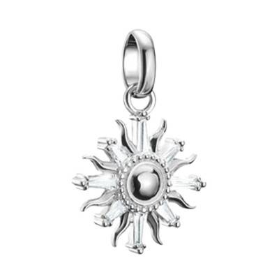 Pendentif Charm Soleil en Argent 925 & Pierres Blanches - CC1246-051-14 - Thomas Sabo